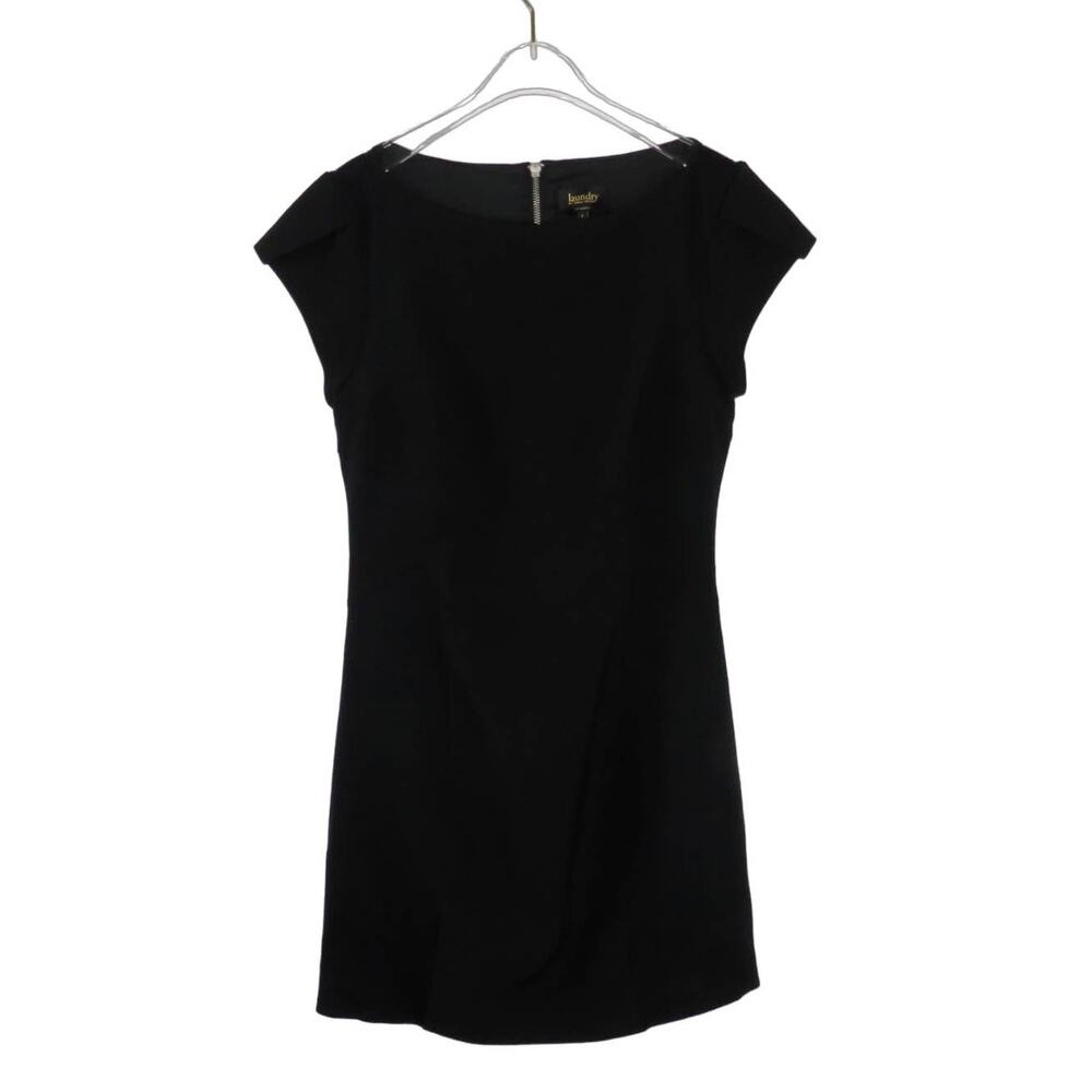 LAUNDRY By Shelli Segal Black High Neck Mini Formal Dress Size 4